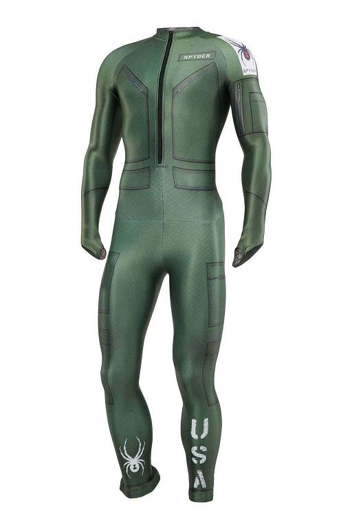 Traje Spyder World Cup DH Race Verde Oliva Para Hombre Mexico MX42385